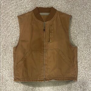 Brown Sleeveless Vest